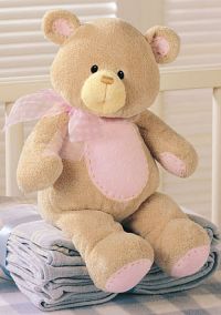 Gund BEAR TALES COLLECTION Pink Bear Plush #58650